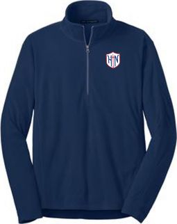 Microfleece 1/2-Zip Pullover, Navy